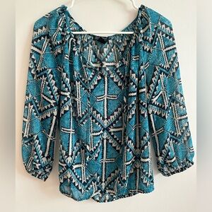 Lucky Brand Patterned Top
